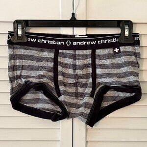 Andrew Christian Trunks - Black/Grey